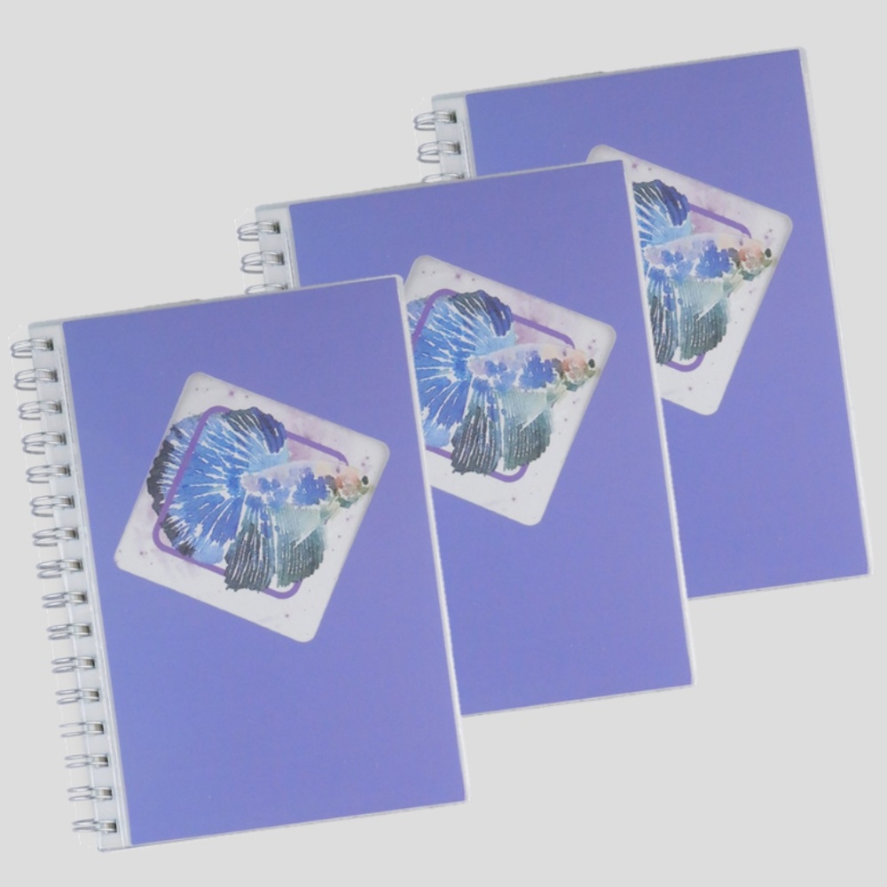 Miliko Rumble Fish Square 3 Notebooks(Dot Grid)